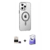 MARSİLYAN™- iPhone 14 Pro Max Kılıf Yörünge Koleksiyonu - Siyah Bilvis 5in1 5D Magic Hayalet Cam Ekran Koruyucu + Bilvis Titan Kamera Lens - GD