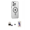 MARSİLYAN™- iPhone 14 Pro Max Kılıf Yörünge Koleksiyonu - Siyah Joko 5D Cam + Gold Bilvis Titan Kamera Lens