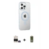 MARSİLYAN™- iPhone 14 Pro Max Kılıf Yörünge Koleksiyonu - Siyah Joko Magic 5D Hayalet Cam + Bilvis Titan Kamera Lens - GS