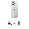 MARSİLYAN™- iPhone 14 Pro Max Kılıf Yörünge Koleksiyonu - Siyah Joko Magic 5D Hayalet Cam + Bilvis Titan Kamera Lens - GS