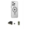 MARSİLYAN™- iPhone 14 Pro Max Kılıf Yörünge Koleksiyonu - Siyah Joko Magic 5D Hayalet Cam + Raze Metal Kamera Lens - GD