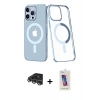 MARSİLYAN™- iPhone 14 Pro Max Kılıf Yörünge Minimal - Siyah Joko 5D Cam + Raze Metal Kamera Lens - GS