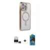 MARSİLYAN™- iPhone 14 Pro Max Kılıf Zirve Doku Prime - Siyah 18D Cam Ekran Koruyucu + Bilvis Titan Kamera Lens - GS
