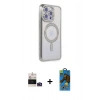 MARSİLYAN™- iPhone 14 Pro Max Kılıf Zirve Doku Prime - Siyah 18D Cam Ekran Koruyucu + Bilvis Titan Kamera Lens - DNMR