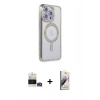MARSİLYAN™- iPhone 14 Pro Max Kılıf Zirve Doku Prime - Siyah Bilvis 3D Mat Cam Ekran Koruyucu + Bilvis Titan Kamera Lens - GD