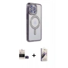 MARSİLYAN™- iPhone 14 Pro Max Kılıf Zirve Doku Prime - Siyah Bilvis 3D Mat Cam Ekran Koruyucu + Bilvis Titan Kamera Lens - SH