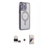 MARSİLYAN™- iPhone 14 Pro Max Kılıf Zirve Doku Prime - Siyah Bilvis 3D Mat Cam Ekran Koruyucu + Bilvis Titan Kamera Lens - GD