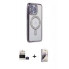 MARSİLYAN™- iPhone 14 Pro Max Kılıf Zirve Doku Prime - Siyah Bilvis 3D Mat Cam Ekran Koruyucu + Bilvis Titan Kamera Lens - DNMR