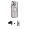 MARSİLYAN™- iPhone 14 Pro Max Kılıf Zirve Doku Prime - Siyah Bilvis 3D Mat Cam Ekran Koruyucu + Raze Metal Kamera Lens - GD