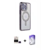 MARSİLYAN™- iPhone 14 Pro Max Kılıf Zirve Doku Prime - Siyah Bilvis 5in1 3D Magic Cam Ekran Koruyucu + Bilvis Titan Kamera Lens - DNMR