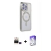 MARSİLYAN™- iPhone 14 Pro Max Kılıf Zirve Doku Prime - Siyah Bilvis 5in1 3D Magic Cam Ekran Koruyucu + Bilvis Titan Kamera Lens - DNMR