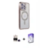 MARSİLYAN™- iPhone 14 Pro Max Kılıf Zirve Doku Prime - Siyah Bilvis 5in1 3D Magic Cam Ekran Koruyucu + Bilvis Titan Kamera Lens - DNMR