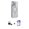 MARSİLYAN™- iPhone 14 Pro Max Kılıf Zirve Doku Prime - Siyah Bilvis 5in1 3D Magic Cam Ekran Koruyucu + Bilvis Titan Kamera Lens - SH