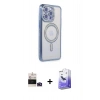 MARSİLYAN™- iPhone 14 Pro Max Kılıf Zirve Doku Prime - Siyah Bilvis 5in1 5D Magic Hayalet Cam Ekran Koruyucu + Bilvis Titan Kamera Lens - DNMR