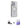 MARSİLYAN™- iPhone 14 Pro Max Kılıf Zirve Doku Prime - Siyah Bilvis 5in1 5D Magic Hayalet Cam Ekran Koruyucu + Bilvis Titan Kamera Lens - DNMR