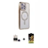 MARSİLYAN™- iPhone 14 Pro Max Kılıf Zirve Doku Prime - Siyah Buffer Cam Ekran Koruyucu + Bilvis Titan Kamera Lens - SH