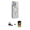 MARSİLYAN™- iPhone 14 Pro Max Kılıf Zirve Doku Prime - Siyah Buffer Cam Ekran Koruyucu + Bilvis Titan Kamera Lens - SH
