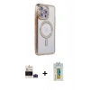 MARSİLYAN™- iPhone 14 Pro Max Kılıf Zirve Doku Prime - Siyah Polymer Nano Ekran Koruyucu + Bilvis Titan Kamera Lens - DNMR