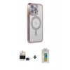MARSİLYAN™- iPhone 14 Pro Max Kılıf Zirve Doku Prime - Siyah Polymer Nano Ekran Koruyucu + Bilvis Titan Kamera Lens - DNMR