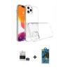 MARSİLYAN™- iPhone 14 Pro Max Kılıf Zirve Doku - Siyah 18D Cam Ekran Koruyucu + Bilvis Titan Kamera Lens - GS