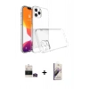 MARSİLYAN™- iPhone 14 Pro Max Kılıf Zirve Doku - Siyah Bilvis 3D Mat Cam Ekran Koruyucu + Bilvis Titan Kamera Lens - GD