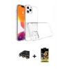 MARSİLYAN™- iPhone 14 Pro Max Kılıf Zirve Doku - Siyah Buffer Cam Ekran Koruyucu + Raze Metal Kamera Lens - GD