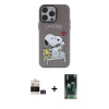 MARSİLYAN™- iPhone 14 Pro Max Kılıf Zirve Form Özel Seri - Şeffaf 360 Full Body Arka Koruyucu + Bilvis Titan Kamera Lens - DNMR