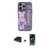 MARSİLYAN™- iPhone 14 Pro Max Kılıf Zirve Form Özel Seri - Şeffaf 360 Full Body Arka Koruyucu + Raze Metal Kamera Lens - GS