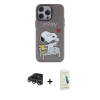 MARSİLYAN™- iPhone 14 Pro Max Kılıf Zirve Form Özel Seri - Şeffaf Pasifik Cam Ekran Koruyucu + Gümüş Raze Metal Kamera Lens