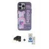 MARSİLYAN™- iPhone 14 Pro Max Kılıf Zirve Form Özel Seri - Şeffaf Royal Nano Ekran Koruyucu + Raze Metal Kamera Lens - GD
