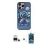 MARSİLYAN™- iPhone 14 Pro Max Kılıf Zirve Form Özel Seri - Siyah 18D Cam Ekran Koruyucu + Bilvis Titan Kamera Lens - SH