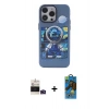 MARSİLYAN™- iPhone 14 Pro Max Kılıf Zirve Form Özel Seri - Siyah 18D Cam Ekran Koruyucu + Bilvis Titan Kamera Lens - DNMR
