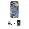 MARSİLYAN™- iPhone 14 Pro Max Kılıf Zirve Form Özel Seri - Siyah 360 Mat Full Body Arka Koruyucu + Siyah Bilvis Titan Kamera Lens
