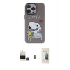 MARSİLYAN™- iPhone 14 Pro Max Kılıf Zirve Form Özel Seri - Siyah 6D Mat Seramik Hayalet Nano Ekran Koruyucu + Bilvis Titan Kamera Lens - GD
