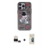 MARSİLYAN™- iPhone 14 Pro Max Kılıf Zirve Form Özel Seri - Siyah 6D Mat Seramik Hayalet Nano Ekran Koruyucu + Bilvis Titan Kamera Lens - GD