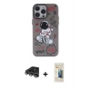 MARSİLYAN™- iPhone 14 Pro Max Kılıf Zirve Form Özel Seri - Siyah 6D Mat Seramik Hayalet Nano Ekran Koruyucu + Raze Metal Kamera Lens - GS