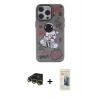MARSİLYAN™- iPhone 14 Pro Max Kılıf Zirve Form Özel Seri - Siyah 6D Mat Seramik Hayalet Nano Ekran Koruyucu + Raze Metal Kamera Lens - GD