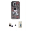 MARSİLYAN™- iPhone 14 Pro Max Kılıf Zirve Form Özel Seri - Siyah 6D Mat Seramik Hayalet Nano Ekran Koruyucu + Bilvis Titan Kamera Lens - SH