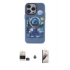MARSİLYAN™- iPhone 14 Pro Max Kılıf Zirve Form Özel Seri - Siyah Bilvis 3D Mat Cam Ekran Koruyucu + Bilvis Titan Kamera Lens - GS