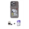 MARSİLYAN™- iPhone 14 Pro Max Kılıf Zirve Form Özel Seri - Siyah Bilvis 5in1 3D Magic Cam Ekran Koruyucu + Bilvis Titan Kamera Lens - SH
