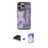 MARSİLYAN™- iPhone 14 Pro Max Kılıf Zirve Form Özel Seri - Siyah Bilvis 5in1 3D Magic Cam Ekran Koruyucu + Raze Metal Kamera Lens - GD