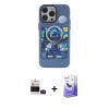 MARSİLYAN™- iPhone 14 Pro Max Kılıf Zirve Form Özel Seri - Siyah Bilvis 5in1 5D Magic Hayalet Cam Ekran Koruyucu + Bilvis Titan Kamera Lens - DNMR