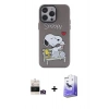 MARSİLYAN™- iPhone 14 Pro Max Kılıf Zirve Form Özel Seri - Siyah Bilvis 5in1 5D Magic Hayalet Cam Ekran Koruyucu + Bilvis Titan Kamera Lens - GD