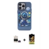 MARSİLYAN™- iPhone 14 Pro Max Kılıf Zirve Form Özel Seri - Siyah Buffer Cam Ekran Koruyucu + Bilvis Titan Kamera Lens - GD