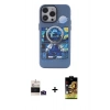 MARSİLYAN™- iPhone 14 Pro Max Kılıf Zirve Form Özel Seri - Siyah Buffer Cam Ekran Koruyucu + Bilvis Titan Kamera Lens - DNMR