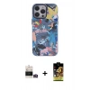MARSİLYAN™- iPhone 14 Pro Max Kılıf Zirve Form Özel Seri - Siyah Buffer Cam Ekran Koruyucu + Bilvis Titan Kamera Lens - GD