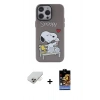 MARSİLYAN™- iPhone 14 Pro Max Kılıf Zirve Form Özel Seri - Siyah Buffer Hayalet Cam Ekran Koruyucu + Band Metal Kamera Lens - GD