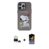 MARSİLYAN™- iPhone 14 Pro Max Kılıf Zirve Form Özel Seri - Siyah Buffer Hayalet Cam Ekran Koruyucu + Bilvis Titan Kamera Lens - GD