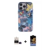 MARSİLYAN™- iPhone 14 Pro Max Kılıf Zirve Form Özel Seri - Siyah Buffer Hayalet Cam Ekran Koruyucu + Bilvis Titan Kamera Lens - SH