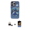 MARSİLYAN™- iPhone 14 Pro Max Kılıf Zirve Form Özel Seri - Siyah Buffer Hayalet Cam Ekran Koruyucu + Bilvis Titan Kamera Lens - GD